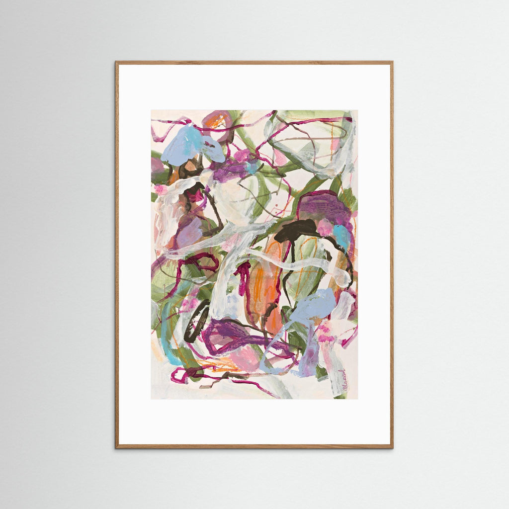 Wind Song -  Framed Fine Art Paper Print with Passepartout