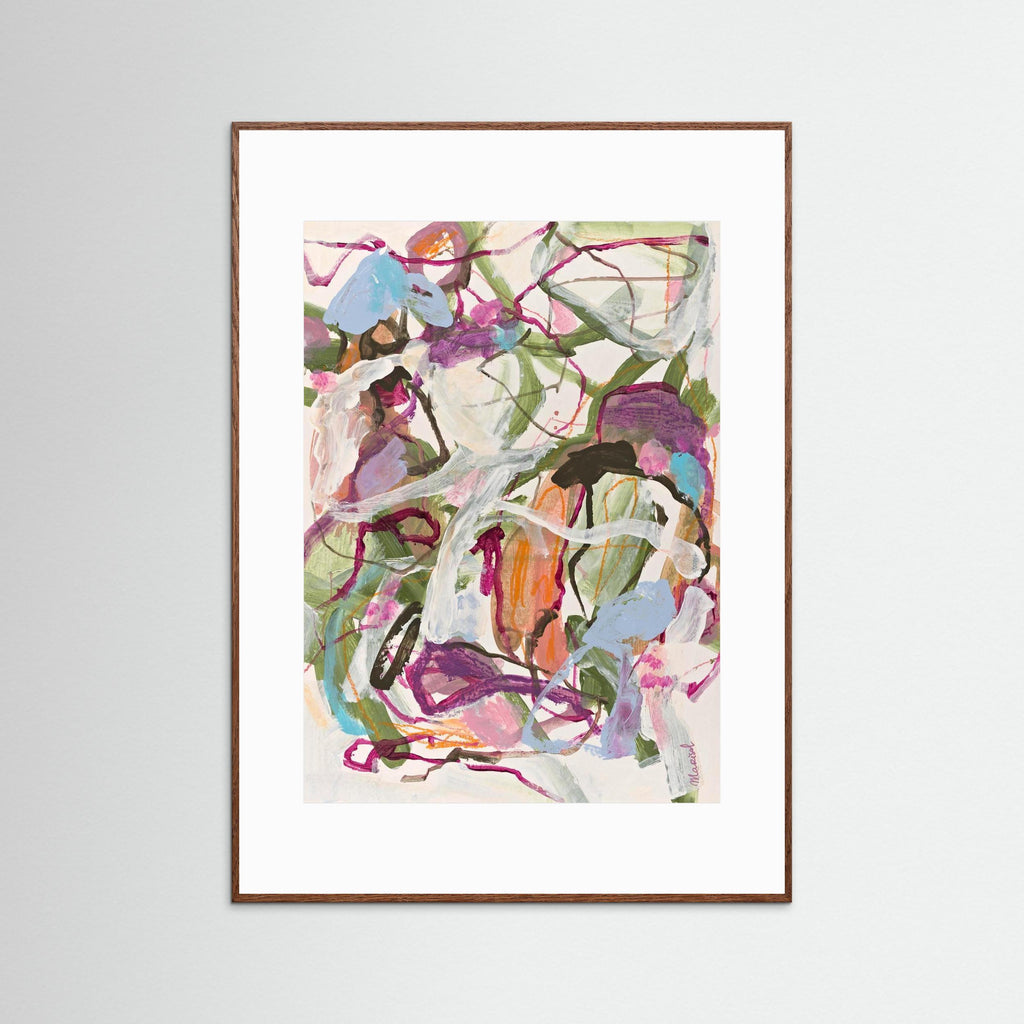 Wind Song -  Framed Fine Art Paper Print with Passepartout