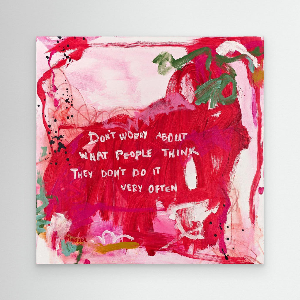 Don't Worry - Canvas Print Europe