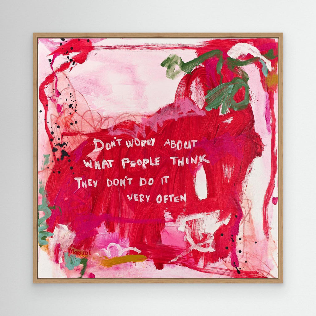 Don't Worry - Canvas Print Europe