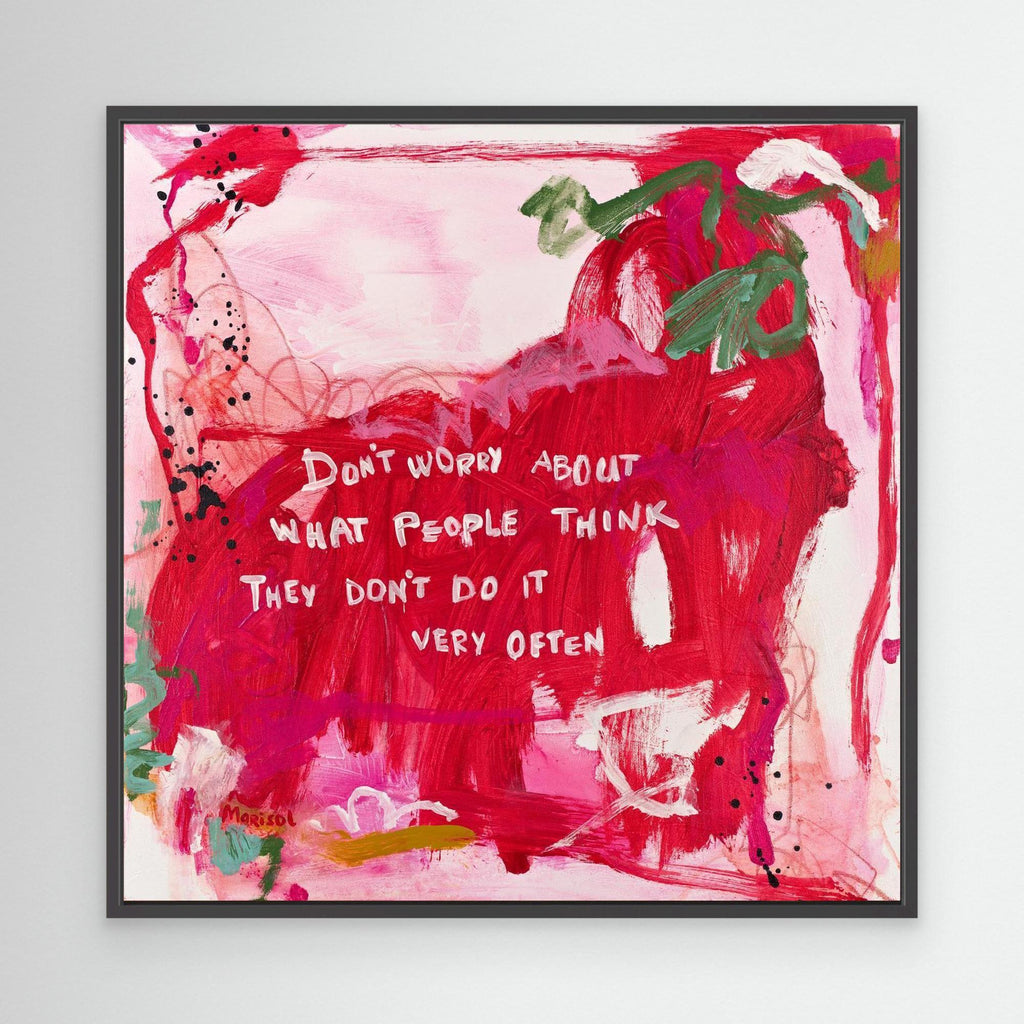 Don't Worry - Canvas Print Europe