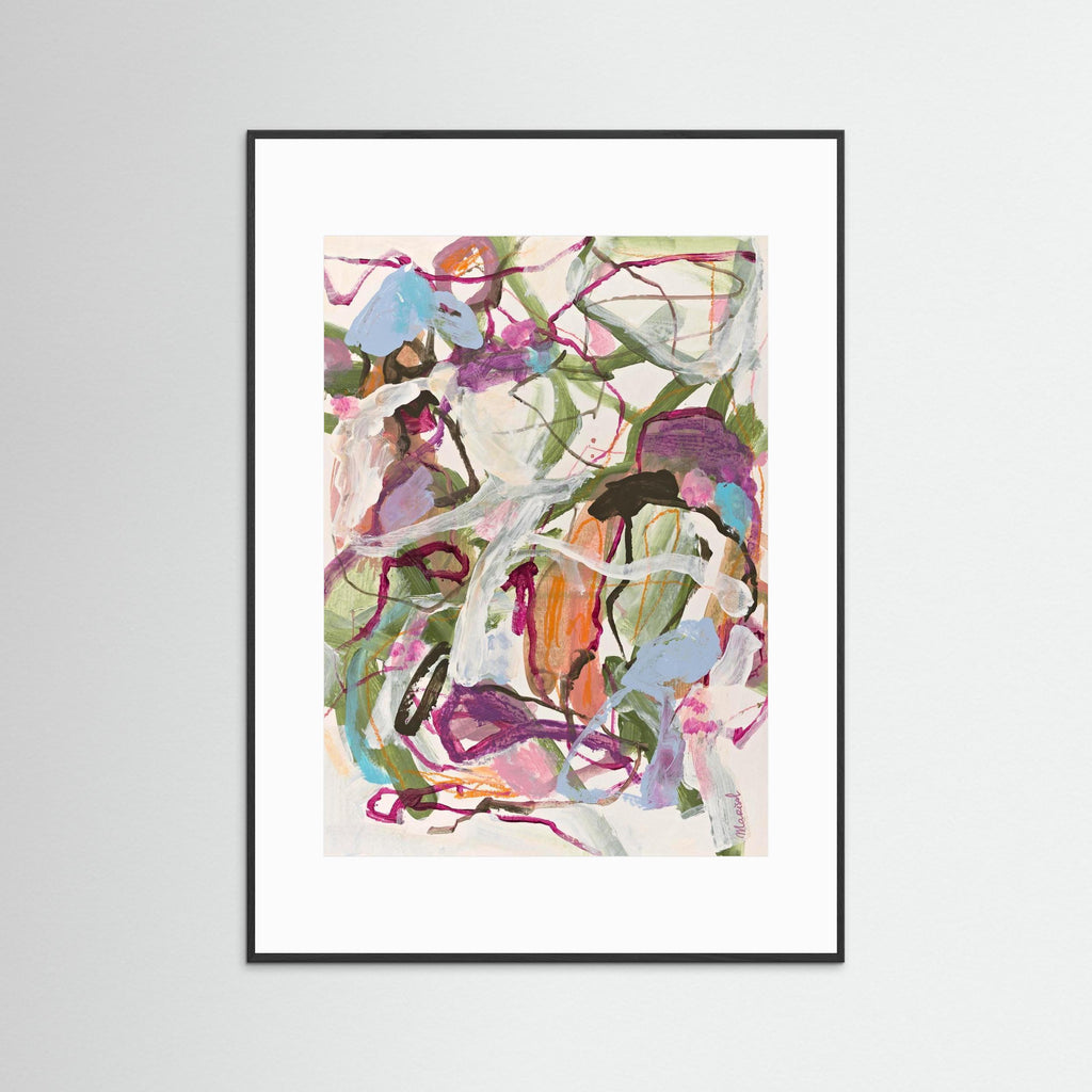 Wind Song -  Framed Fine Art Paper Print with Passepartout